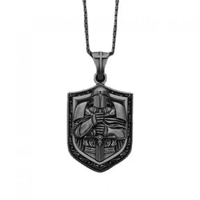 Mystic Vintage Christian Knight Crusader Pendant