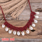 Shell Choker Necklace Natural Sea Cowrie Shell Rope Chain Choker Necklace