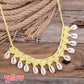 Shell Choker Necklace Natural Sea Cowrie Shell Rope Chain Choker Necklace