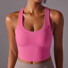 Nylon Sexy Women's Sports Bra Top Women Tight Elastic Gym Sport Yoga Bras