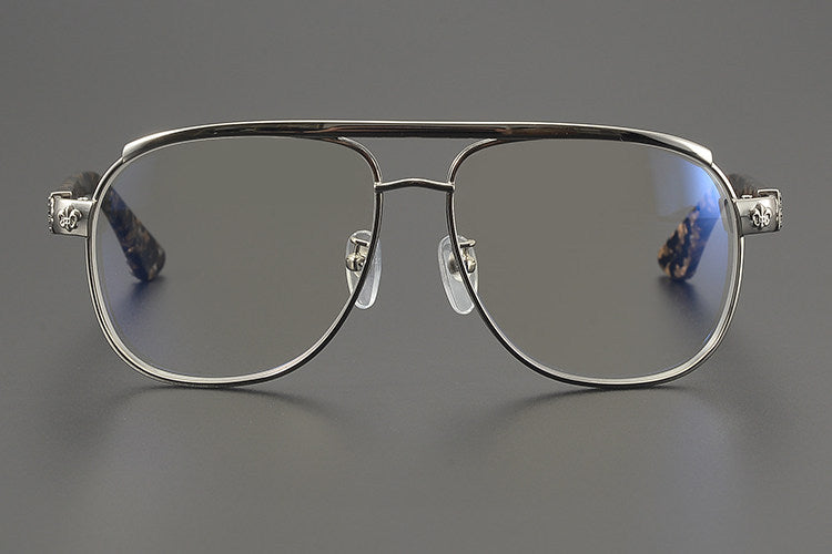 Chrome Hearts Hand-Engraved Aviator Glasses