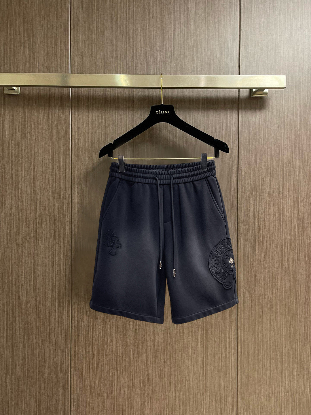 Chrome Hearts horseshoe cross breathable casual shorts