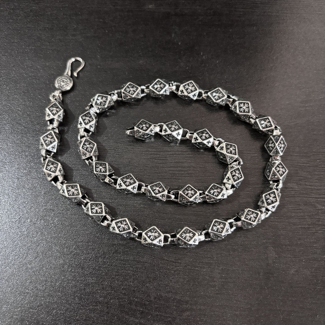 Chrome Hearts Cross Hook Necklace