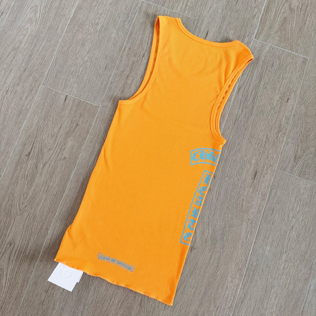 Chrome Hearts Yellow T-Style Printed Vest