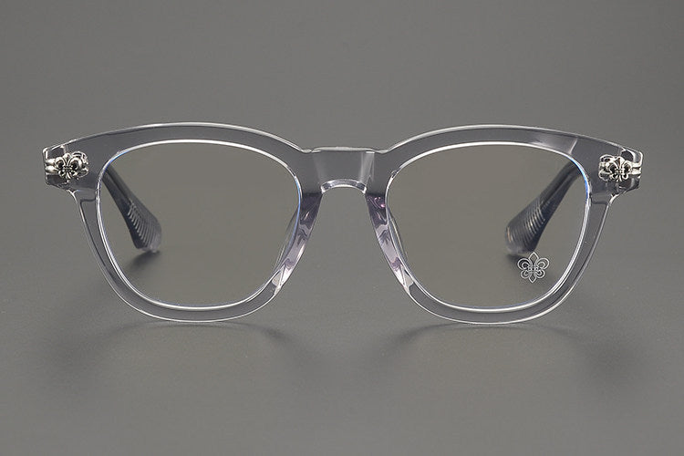 Chrome Hearts- Retro Black Frame Glasses