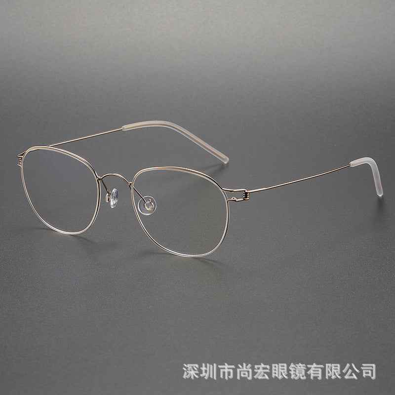 Artistic retro oval full-rimmed glasses frames