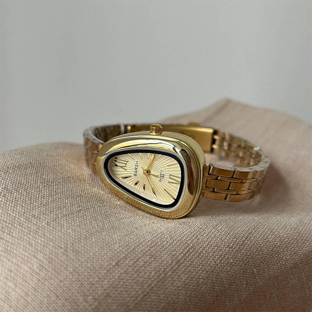 Snake-Head Steel-Band Quartz Watch
