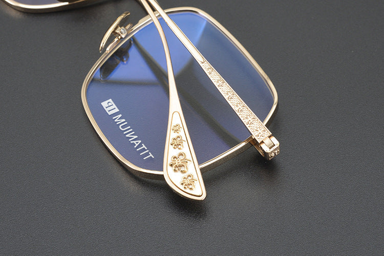 Chrome Hearts pure titanium glasses with cross carved frames