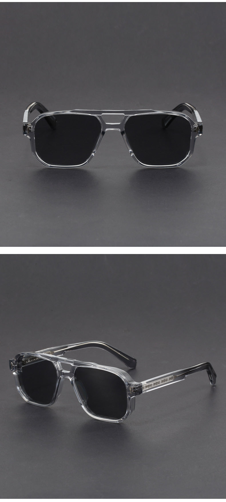 Large Frame Aviator Sunglasses