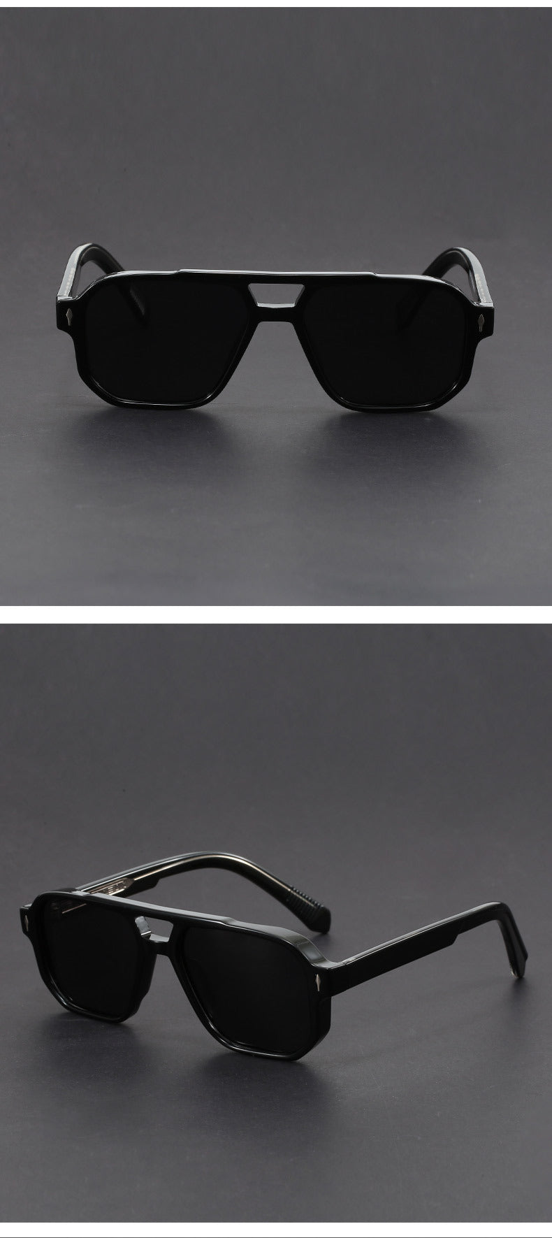 Large Frame Aviator Sunglasses