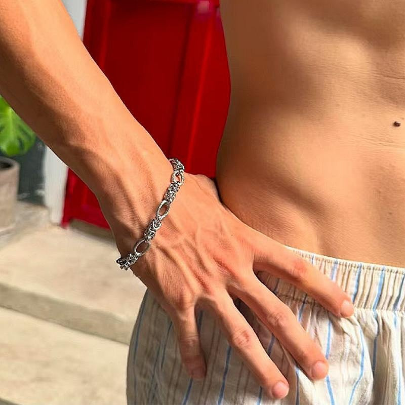 Punk Chainmail Dragon Scale Bracelet