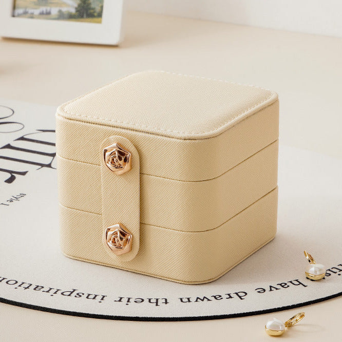 Three-layer magic cube jewelry box