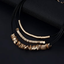 thnic Multi-Layer Clavicle Necklace