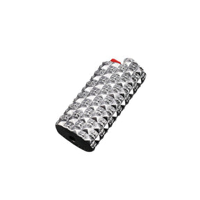 chrome hearts diamond-shaped full cross flower lighter