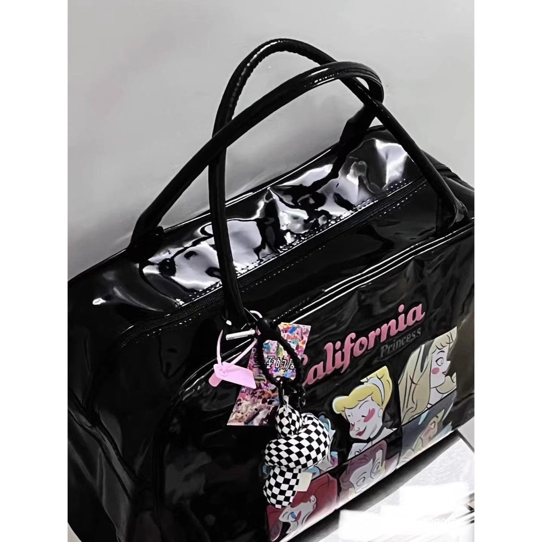 Spicy Girly Print Retro Large Capacity Gym Bag
