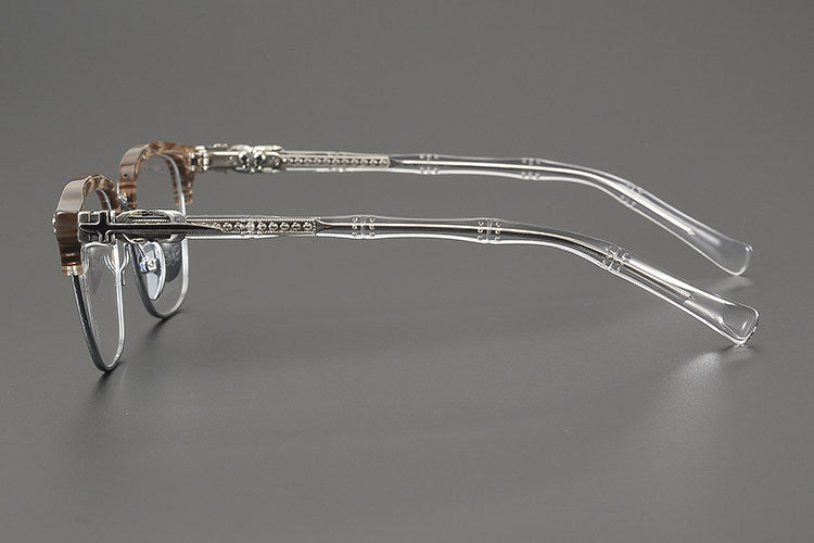 Chrome Hearts Hand-Engraved Vintage Browline Eyeglasses