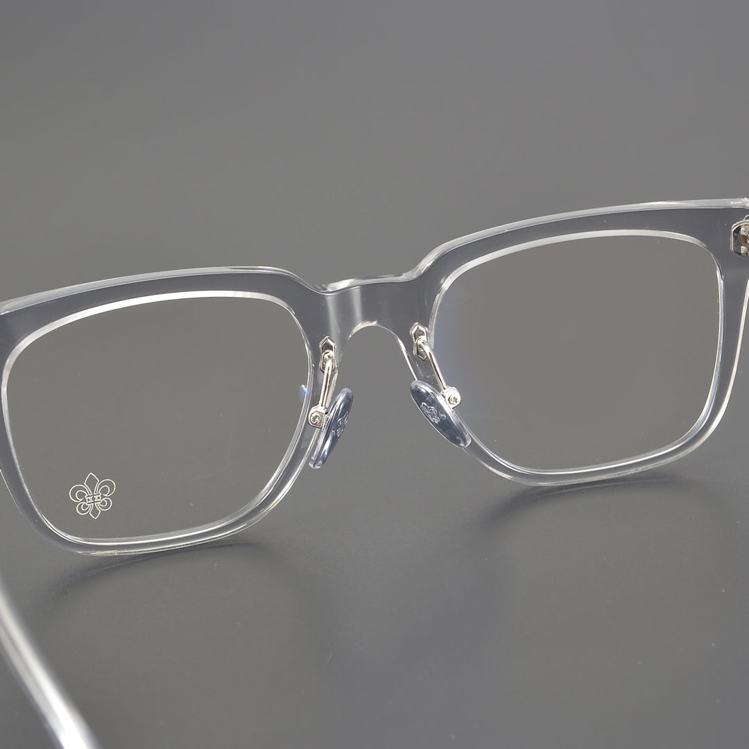 Chrome Hearts-Style Retro Acetate Eyeglass Frames
