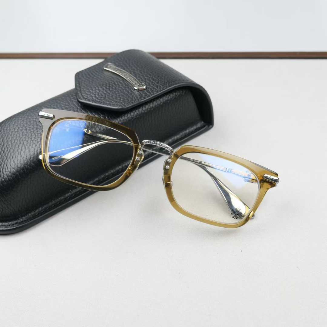 Chrome Hearts SNAT acetate and metal glasses