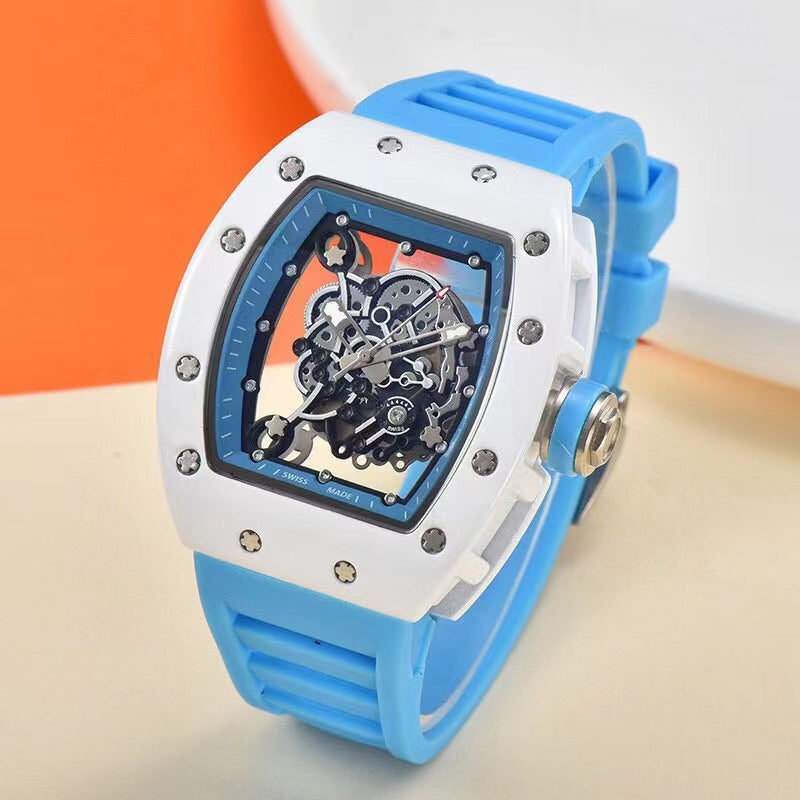 Richard Tonneau-Shaped Skeletonized Versatile Watch
