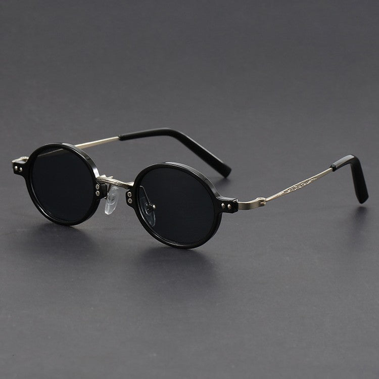 Japanese-style craftsmanship small round sunglasses