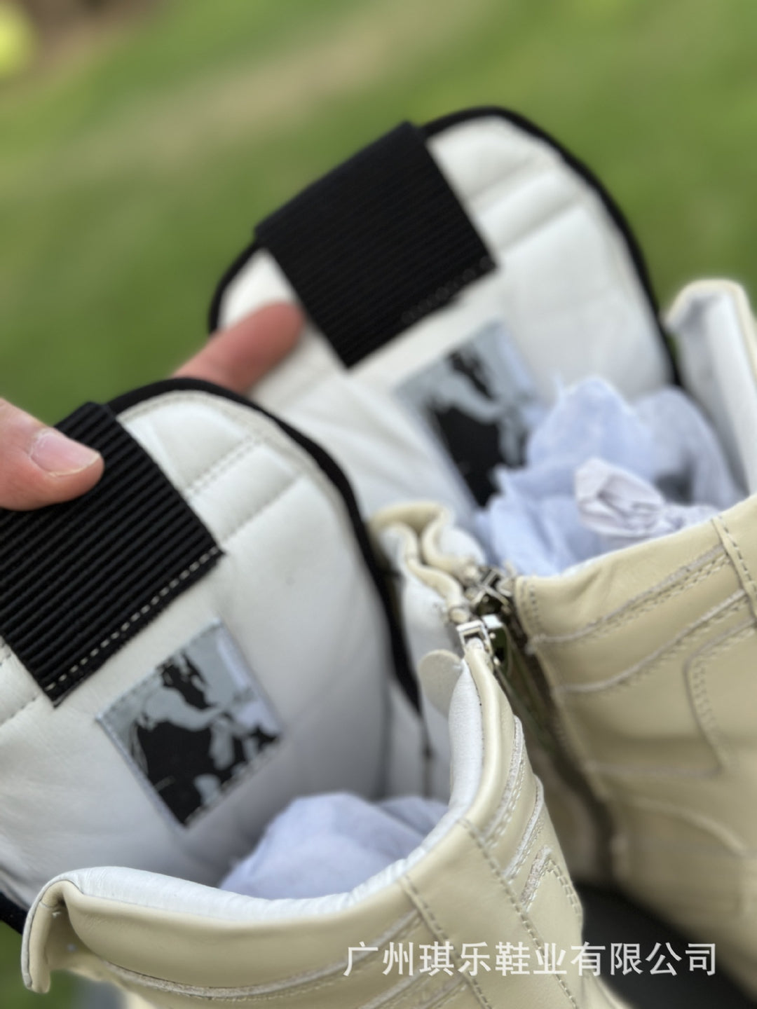 Thick-Sole, Height-Increasing, High-Top Genuine Leather Sports Boots
