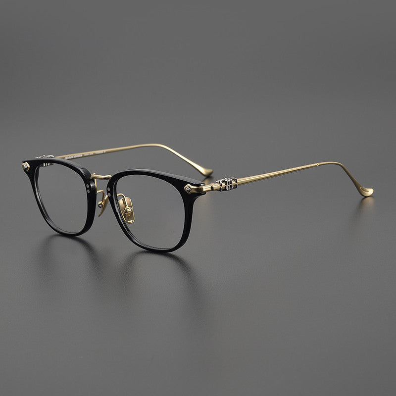 Chrome Hearts cross ultralight thin temple glasses