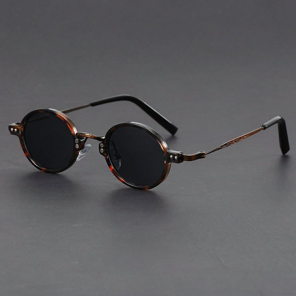 Japanese-style craftsmanship small round sunglasses
