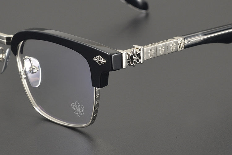Chrome Hearts Hand-Carved Business Eyeglasses