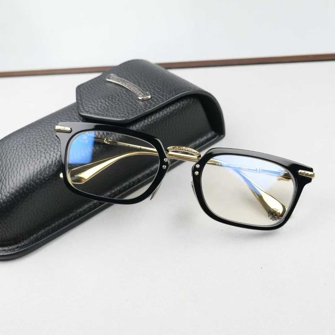 Chrome Hearts SNAT acetate and metal glasses