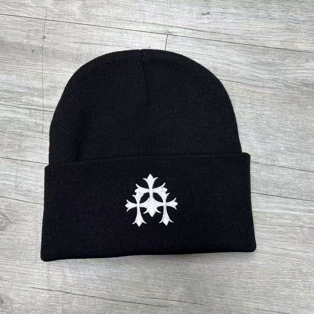 Chrome Hearts embroidered knitted hat