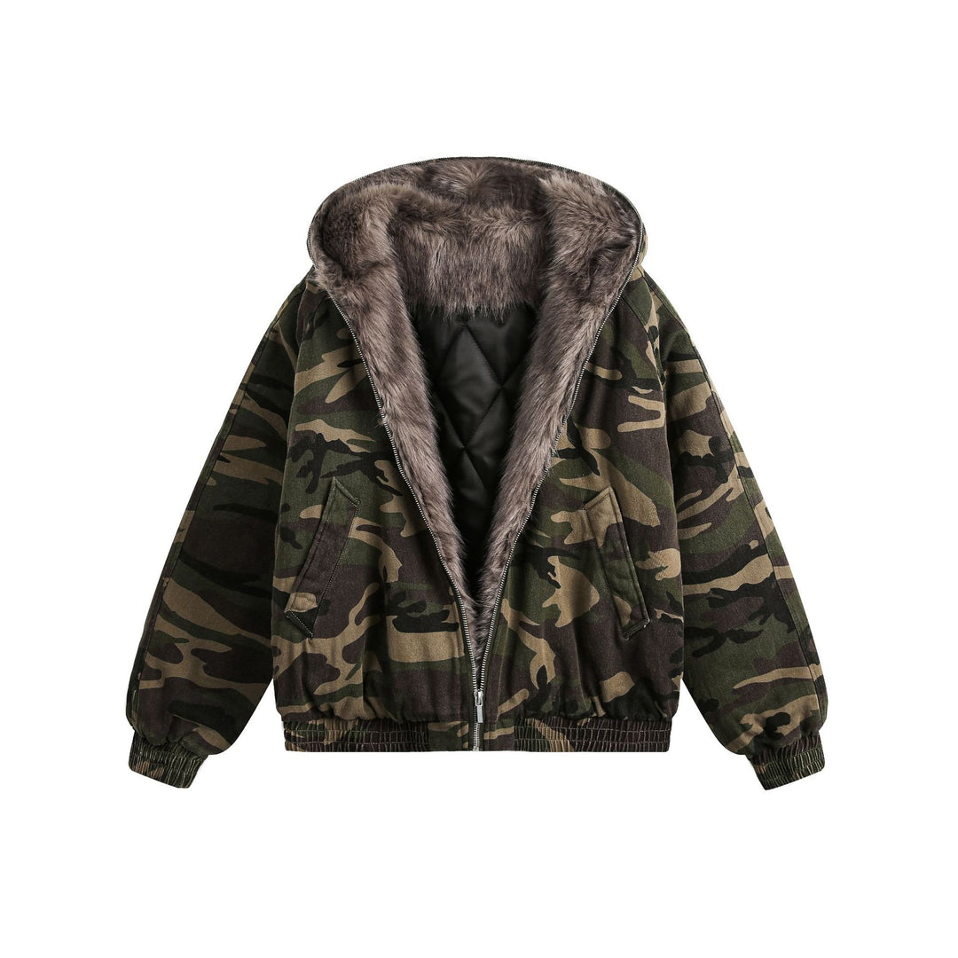 Camouflage Thick Cotton-padded Jacket