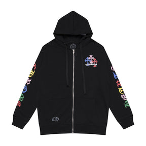 chrome hearts hoodie cardigan pure cotton