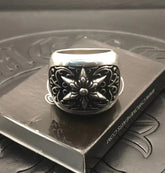 chrome hearts vine hexagram rings
