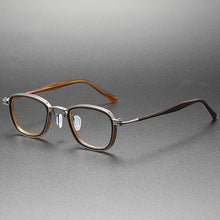 Square retro eyeglass frames for larger faces