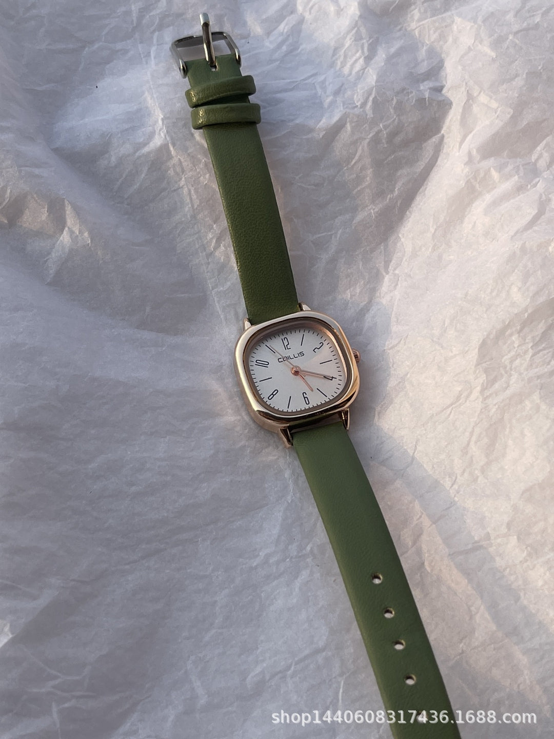 Retro British-Style Leather-Strap Watch for Students