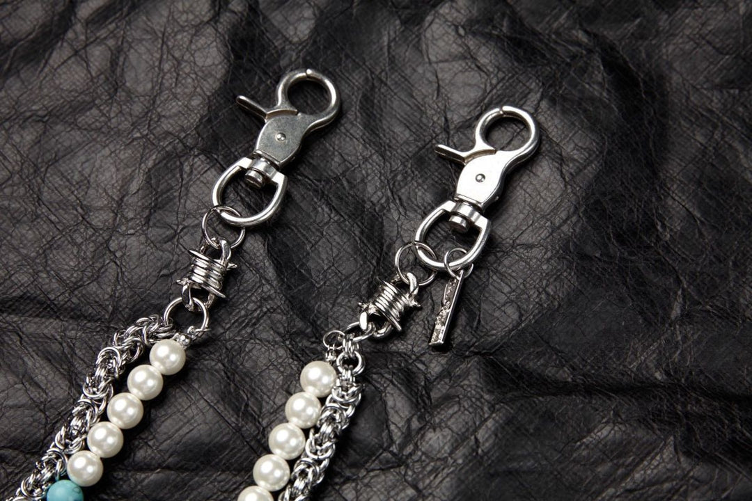 Pearl & Turquoise Jeans Chain