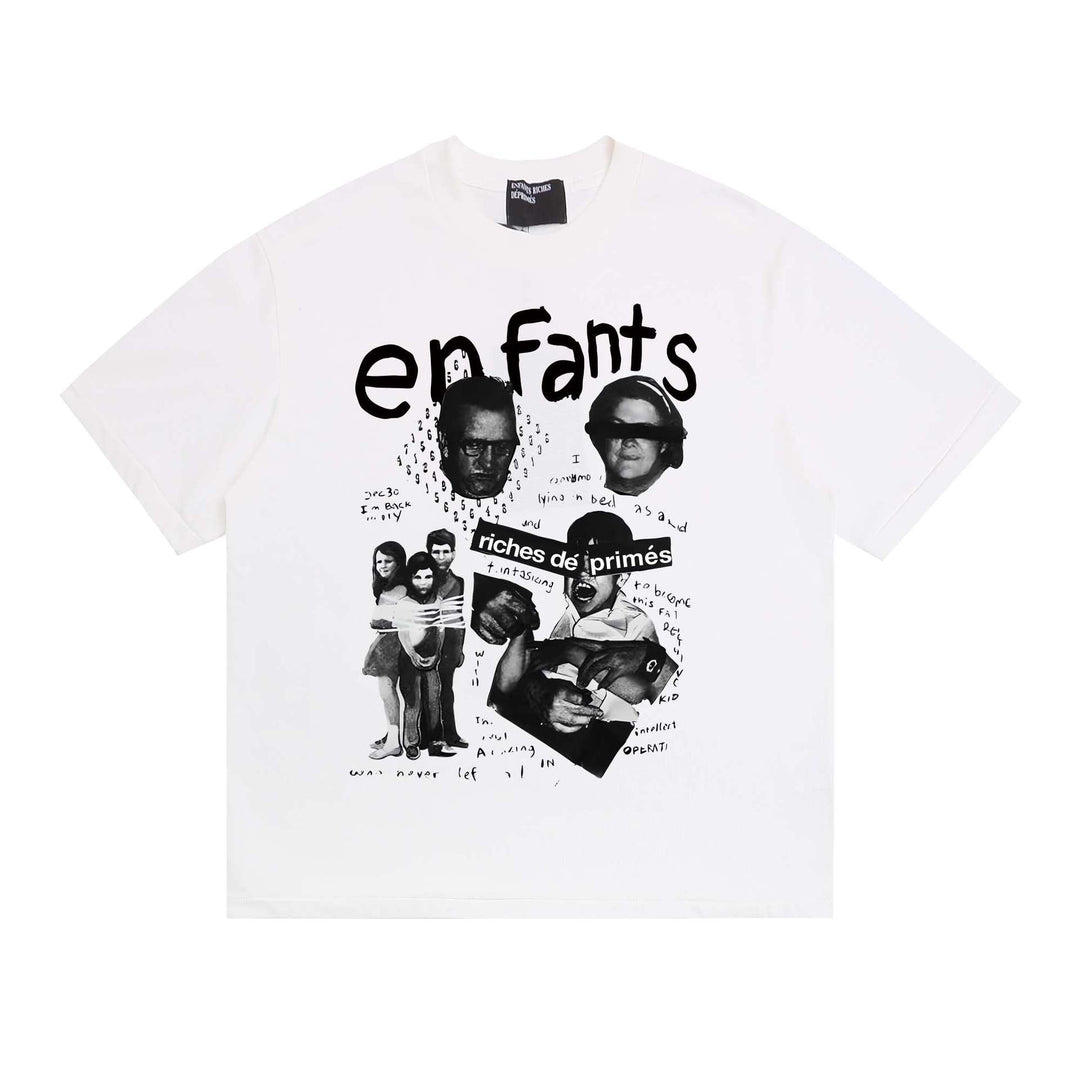 ERD Melancholy Rich Second Generation Print Short-Sleeve T-Shirt