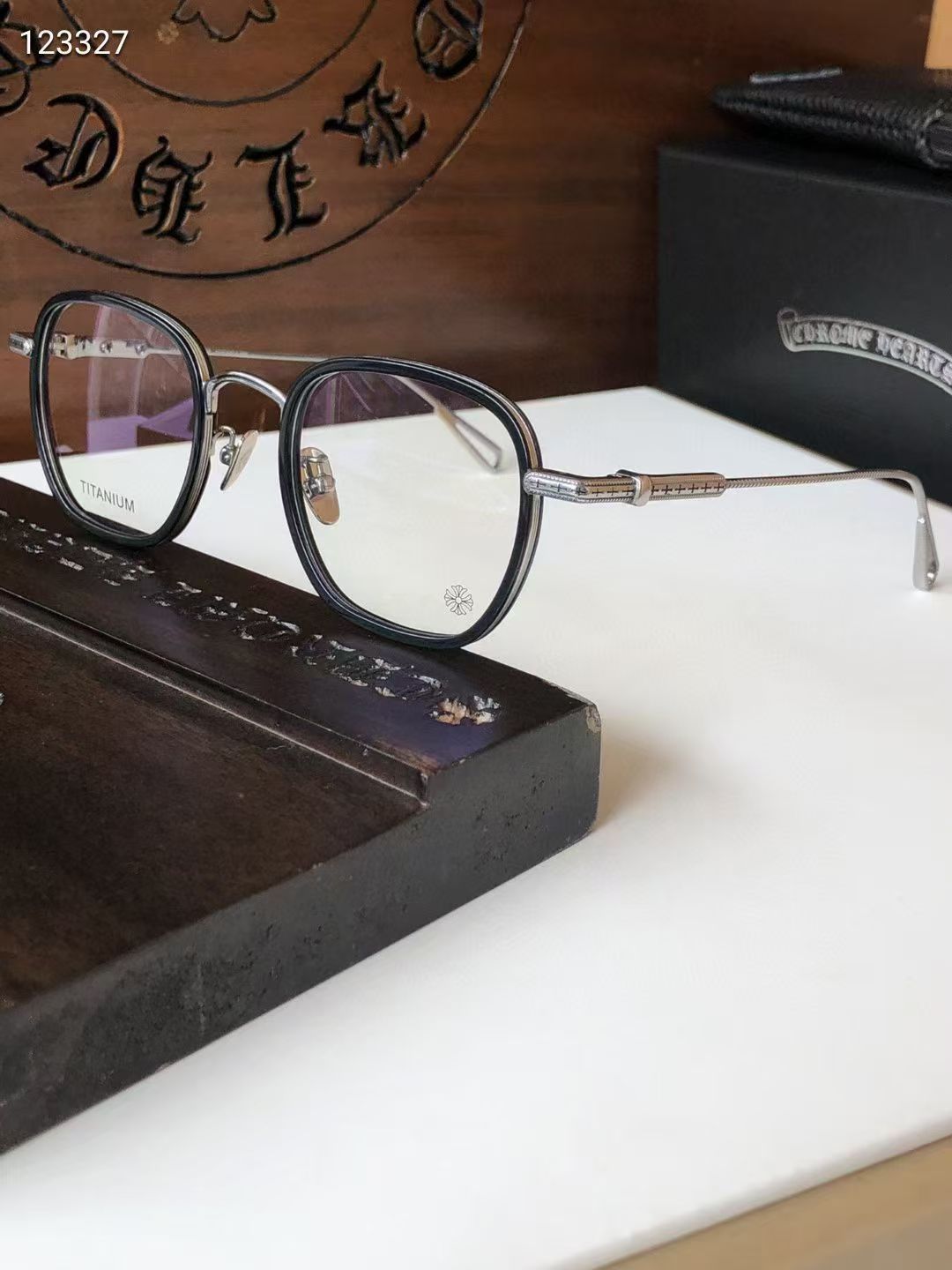 Chrome Hearts thin framed lightweight and artistic glasses