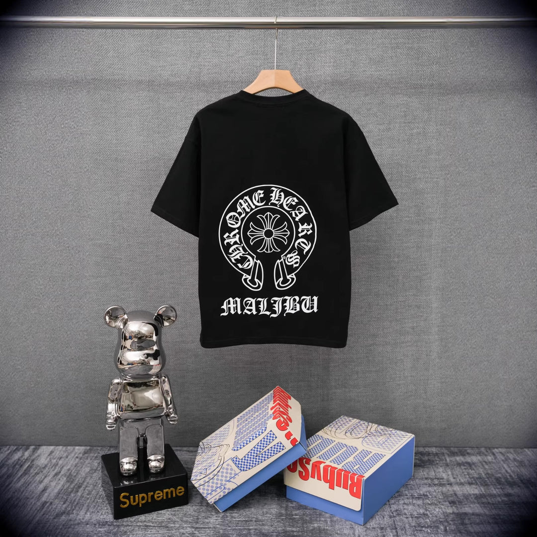 Chrome Hearts Summer Printed T-Shirt Short-Sleeve