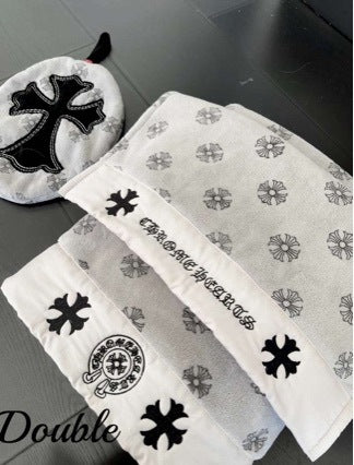 Chrome Hearts Coral Fleece Towel, Bath Towel, Head Wrap, Hair Drying Towel