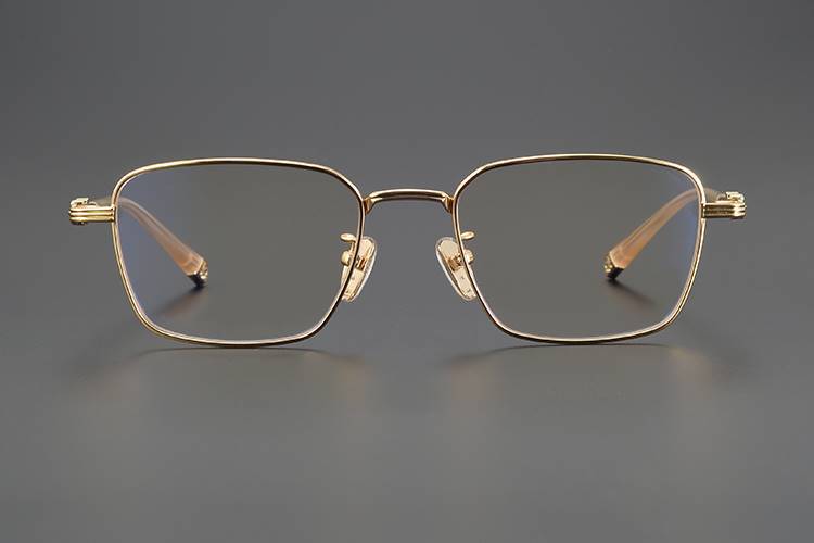 Chrome Hearts-Inspired Retro Dagger Business Eyewear Pure Titanium Frames
