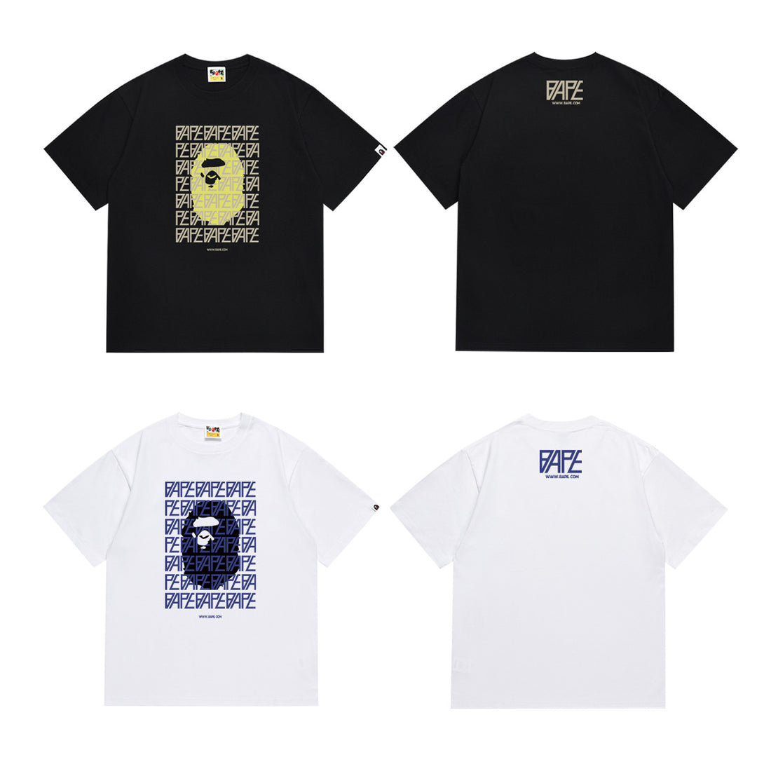 BAPE Summer Camouflage Ape Head Short-Sleeve T-Shirt