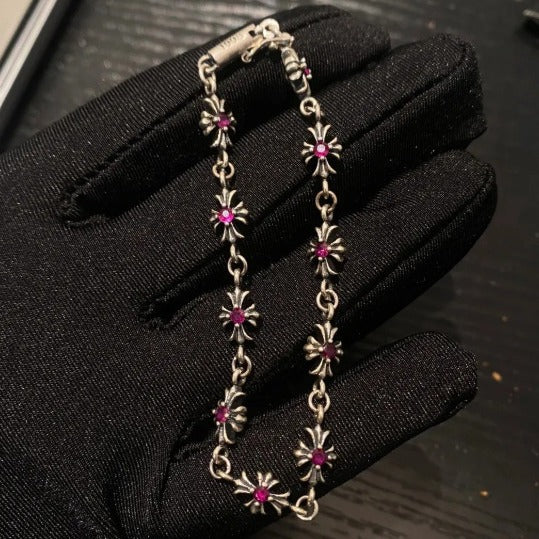 chrome hearts rose zircon bracelet