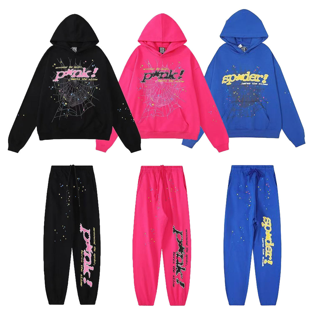 Hoodie 555555 Sp5der sweatpants and sweatshirt