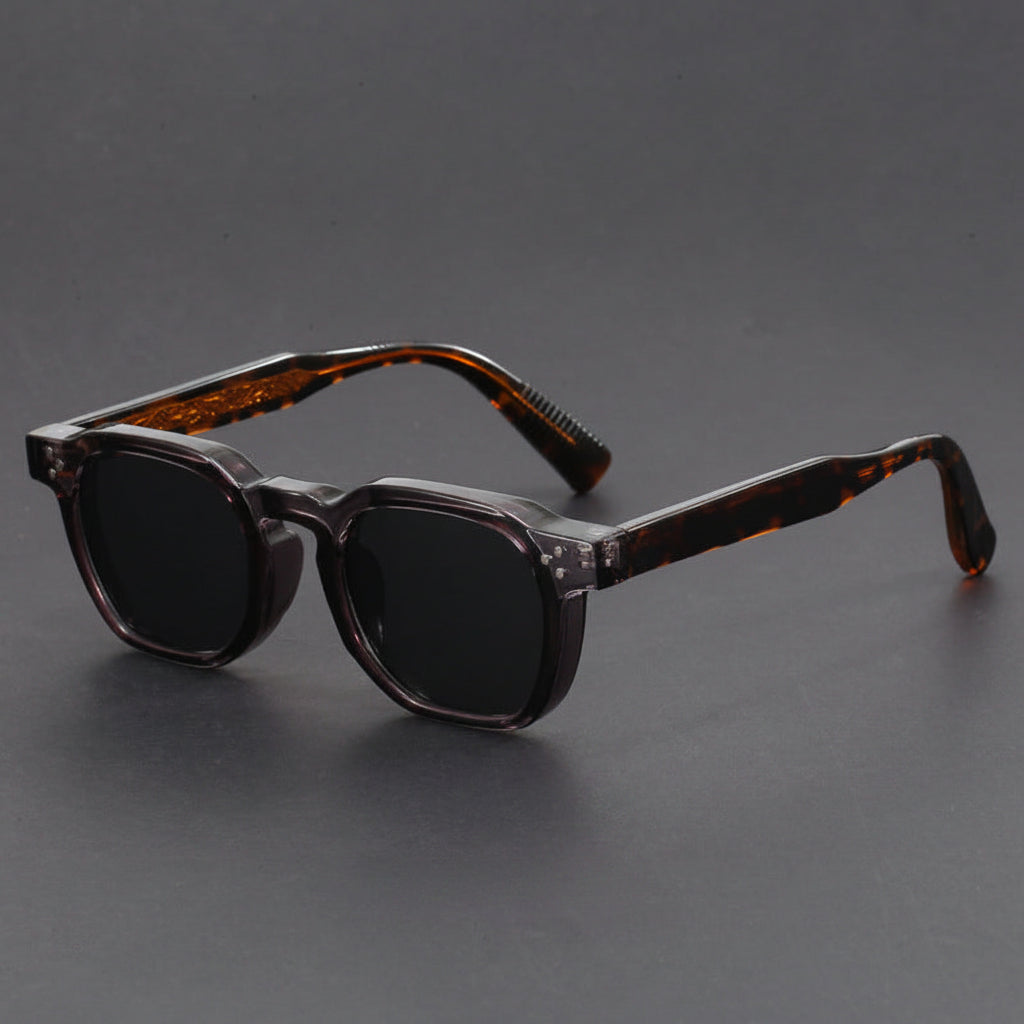retro thick frame UV400 protection sunglasses