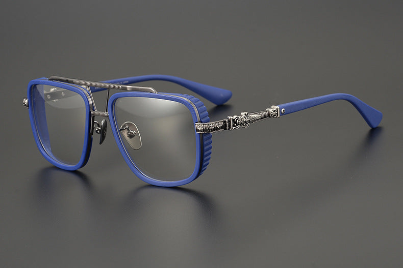 Chrome Hearts Double-Bridge Eyewear with Premium Engraving