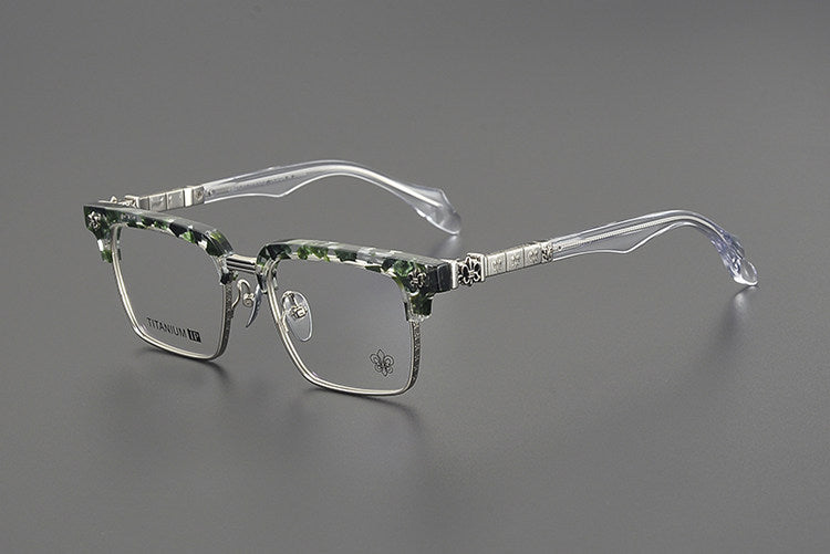 Chrome Hearts Style Hand-Carved Eyewear