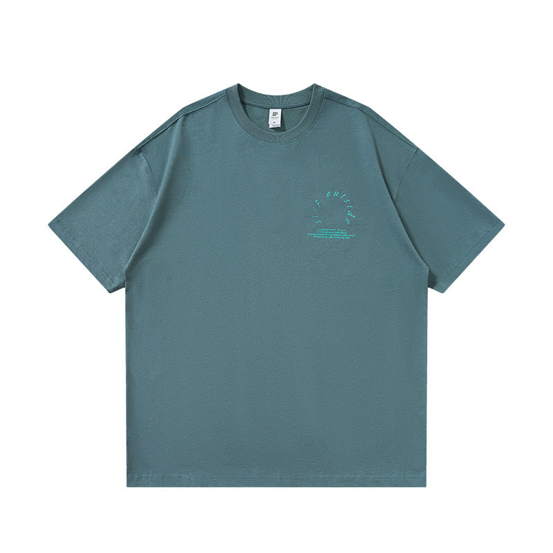Camping Printed T-Shirt, Loose Fit, Short-Sleeve T-Shirt