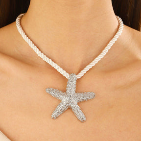 starfish necklace beach summer holiday earrings necklace