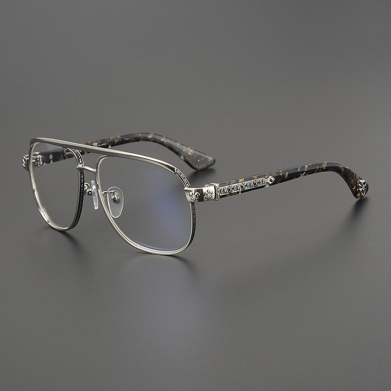 Chrome Hearts Hand-Engraved Aviator Glasses
